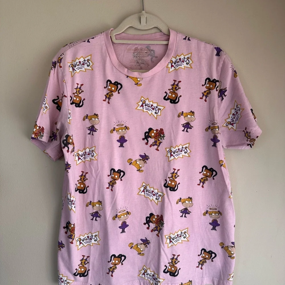 Nickelodeon Pink Rugrats Short Sleeve Tee - Picture 1 of 4